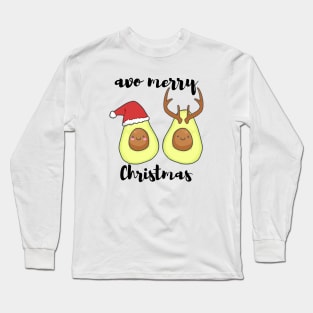 Avo Merry Christmas Long Sleeve T-Shirt